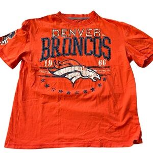 Denver Bronco T Shirt NFL Apparel Sz XL Orange Short Sleeve